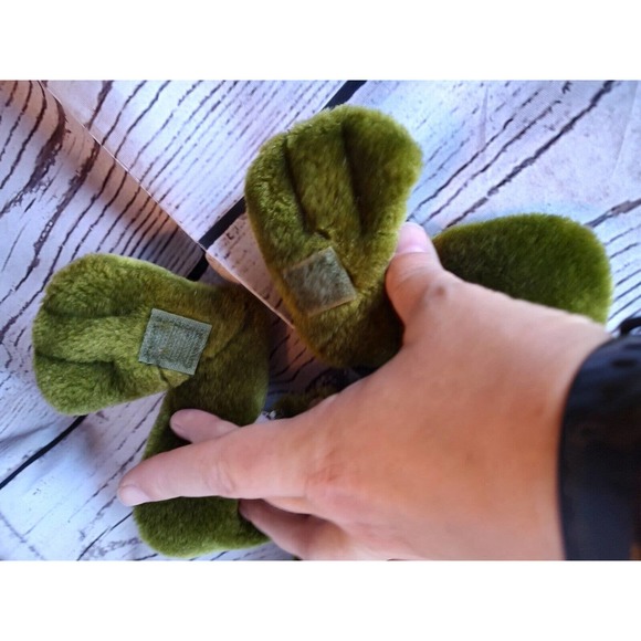 Folkmanis Plush Green Frog Toad Full Body Hand Puppet Stuffed Animal - Picture 4 of 5